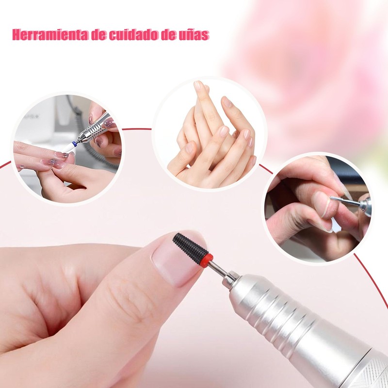 Bestgle Manicure Drill Ceramic Nail Drill Bit Nail Drill Bit