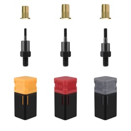 GIANTISAN Rivet Nut Mandrels Set, Including 6-32 8-32 10-32 and 30 Rivnuts, Rivnut Tool Replacement Tips, Expanded Mandrels Kit for Nutsert Tool