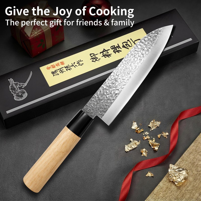 6.7" Santoku Knife, High Carbon Stainless Steel, Made in Japan