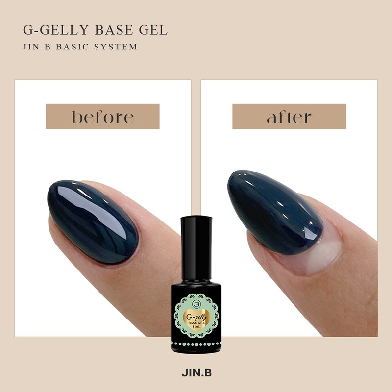Gracia Jinbee Gijelly Base Gel 10pcs / 그라시아 진비 지젤리베이스젤