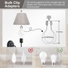 Lamp Shades for Table Lamps, Gray Lamp Shades Set of