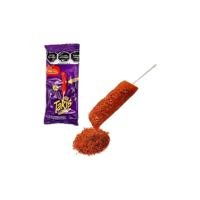 Paleta Vero Takis Chile Chamoy En Polvo Caja 10 Piezas