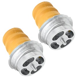 Hoypeyfiy 2 Pack 1355891080 Rear Suspension Bump Stop, Robust Rear Left Right Bump Stop Shock, Replacement for Citroen Relay Replacement for Peugeot Boxer Replacement for Fiat Ducato, 32409 46106