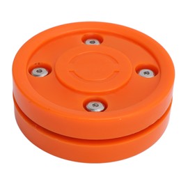 Roller Hockey Puck Professional Versatile Sturdy Excellent Control Training Hockey Puck Ball for Indoor Outdoor Orange