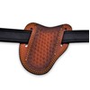 Hercules Knives Custom Leather Sheath Slanted Pancake Tooled Leather Sheath/Trapper