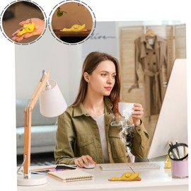 Little Yellow Duck Incense Burner Holder - Creative Ceramic Duckling Incense Holder, Ceramic Incense Ash Cather for Counters, Meditation Room, Yoga, Home, Office