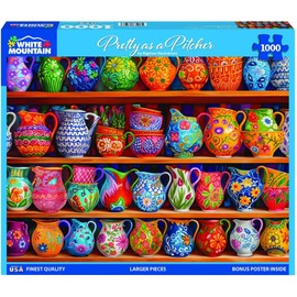 White Mountain Puzzles Pretty As A Pitcher 1000 Piece Jigsaw Puzzle