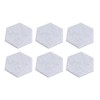 12PCS Hexagon Acoustic Panels High Density Sound Absorbing Panels Sound