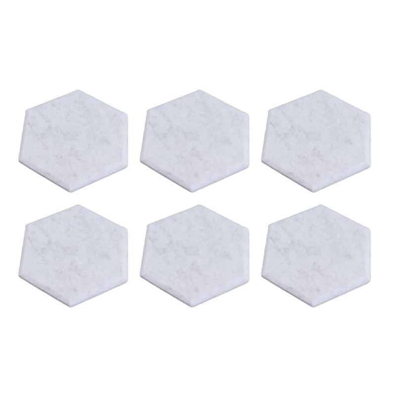12PCS Hexagon Acoustic Panels High Density Sound Absorbing Panels Sound