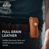 American Bench Craft Riveted Leather Multi Tool Case for Leatherman