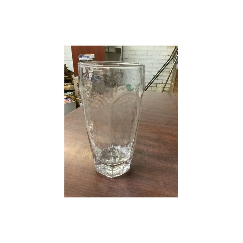 Libbey VTG LIBBEY CHIVALRY 6" Textured Clear Beverage Drinking Glass