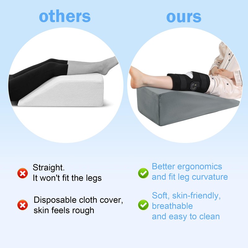 ROYALAY Leg Elevation Pillows for After Surgery, Knee Surgery Recovery