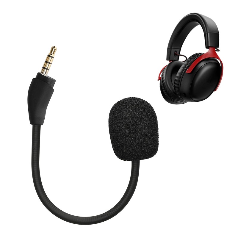 kwmobile Replacement Headphones Microphone Compatible with Kingston HyperX Cloud III