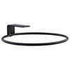 TAICHEUT 10 PCS 6 Inch Black Plant Pot Holders Rings,