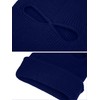 Geyoga Children's Knitted Balaclava with 2 Holes, Winter Knitted Ski