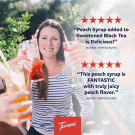 Torani Syrup, Peach, 25.4 Ounces (Pack of 4)