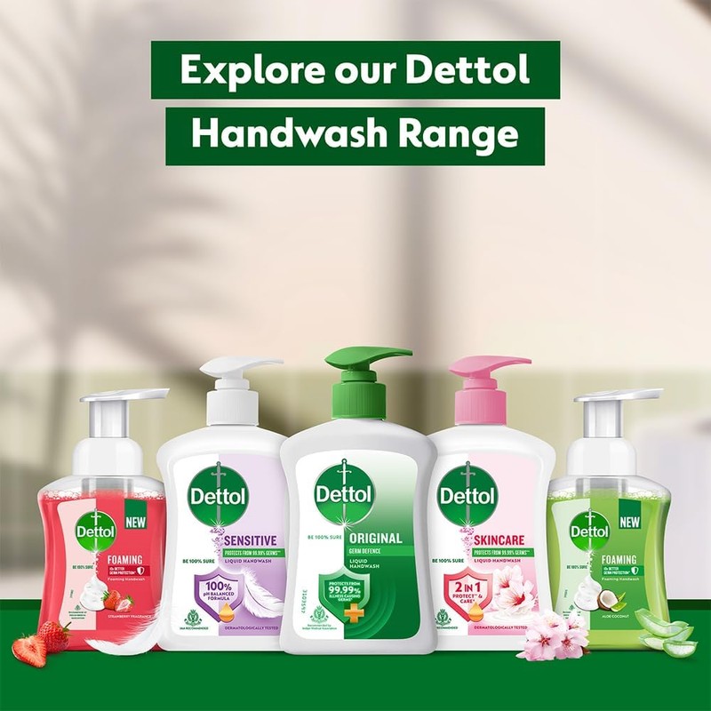 Dettol Liquid Handwash (Original) - 200 ml with Free Dettol