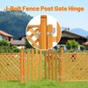 [Pack of 2] 12" J-Bolt Gate Hinges,J Bolt Hinge with