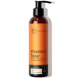 Eve Hansen Vitamin C Toner for face | 8 oz Hydrating Facial Toner & PH Balancing Pore Minimizer with Anti Aging Aloe, Citric Acid & Tea Tree | Skin & Face Toner for All Skin Types & Even, Clear Skin