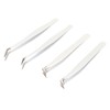 Eyelash Extension Tweezers Kit Stainless Steel High Accuracy Lash Tweezers