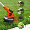 Plastic Grass Trimmer Blades, 100Pcs Plastic Lawn Mower Blades Replacement