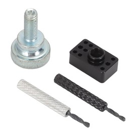 AUTOVIC Guitar Tuner Drill Jig for Pin-Mount 6-In-Line Machine Heads - Compatible with Fender Stratocaster/Telecaster & Squier Electric Guitars