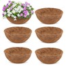 YORKING 6 Packs 8 Inch Hanging Basket Coco Coir Liners