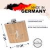 Spruchreif Premium quality 100% emotional, stainless steel hip flask with