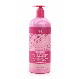 Pink Oil Moisturizer Hair Lotion 32oz / 946ml Deep Moisturizing Hair Lotion for Dry & Damaged Hair – Adds Shine, Softness & Manageability, For Natural, Relaxed & Braid