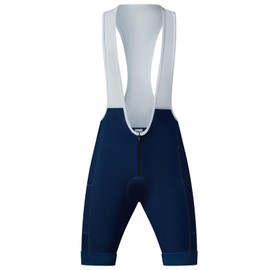 EASYINPRO - Pantalones cortos acolchados para hombre, con cierre, para ciclismo, ciclismo, UPF50+, Azul marino, Small