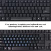 2Pcs Universal English Keyboard Stickers for PC Computer Mac Laptop