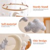 Ueiwffzo Mobile Baby Wind Chimes, 3D Cloud and Star Mobile