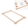 Cross Stitch Frame Rectangular Removable Wood Needlework Stretcher Frame Quilting