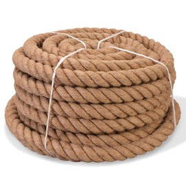 SKM Rope 100% Jute 1.2" 1181.1", (Weight 38.49KG)