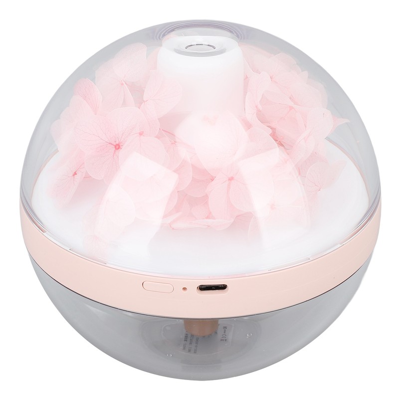 Essential Oil Diffuser Mini LED 270ml Pink Eternal Flower Aroma