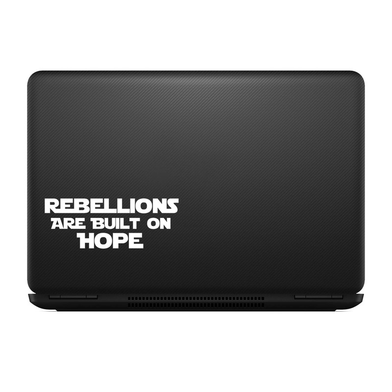 Bargain Max Decals Rebellions are Built On Hope Sticker Decal