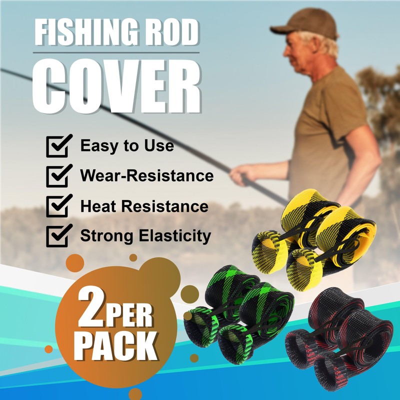 Reaction Tackle Rod Sock Red (Flat-Cast-8)