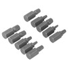 10Pcs Damaged Screw Extractor Hex Bolt Stud Remover Removal Tool