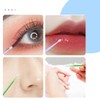 400 Stück Micro Applikatoren Pinsel, Microbrush Wimpernverlängerung, Einweg Microbürsten Wimpernbuerste