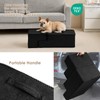 EHEYCIGA Dog Stairs for Bed 18" H, 4-Step Dog Steps