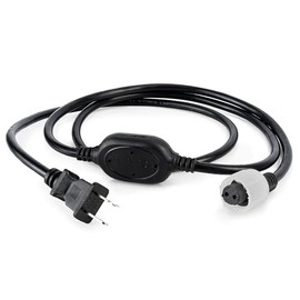 WYZworks 5ft LED Rope Power Cord w/Connection Cap for 3/8" LED Rope Lights up to 150ft - 1 Pack