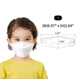 Dr.Puri [20 Pack] New Micro-Dust Protection Face Premium Mask (KF94) White Small