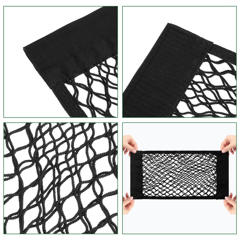 6 Pcs Mesh Cargo Net Universal Stretchable Elastic Rv Storage