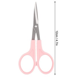 3pcs Small Embroidery Curved Scissors Cutting Shears for Crafting, Sewing, Dressmaking, Fabric, Cotton, Cloth, Office, Home