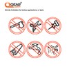 QEARSAFETY 3 Pairs Cut Protect Level 3 Work Gloves, HPPE