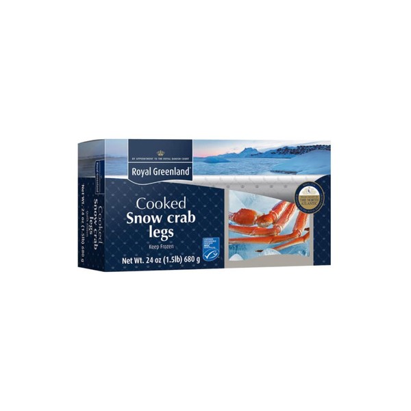 Royal Greenland Frozen Cooked Snow Crab Legs 680gr