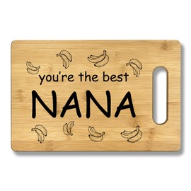 CGBHW Nana Gifts Wood Cutting Board, Grandma Gifts, Grandma Gifts for Grandmother, Gigi Mimi Gifts from Granddaughter Grandson Grankids Grandchild Wooden Chopping Board Cutting Boards for Kitchen