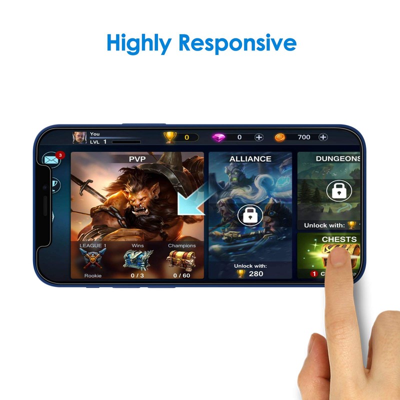 JETech Screen Protector for iPhone 12 mini 5.4-Inch, Tempered Glass