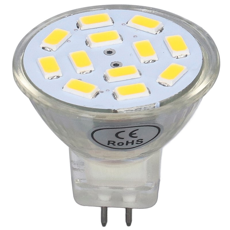 4PCS MR11 12LED Light Bulb 4W 400LM Double Pin Base