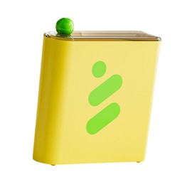 WeiLaiKeQi Facial Mask Storage Box, Dispenser, Makeup Face Mask Organizer,Container, for Household, yellow